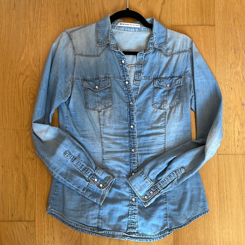 Stradivarius - Denim Blouse